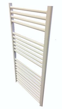 GRZEJNIK łazienkowy 50x120 biały prosty drabinka 624W 90°C